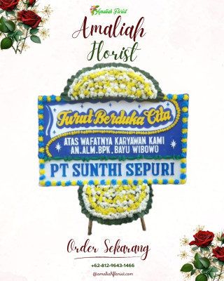 Papan Bunga Duka di Bamban