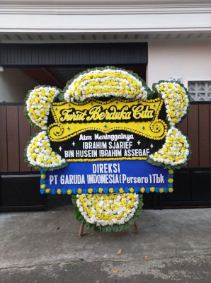 Papan Bunga Duka di Bamban